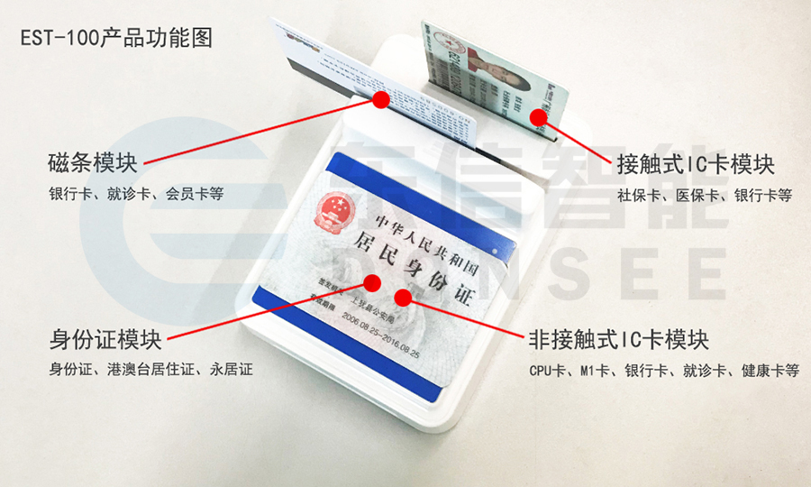 東信EST-100身份證社?？ㄗx卡器